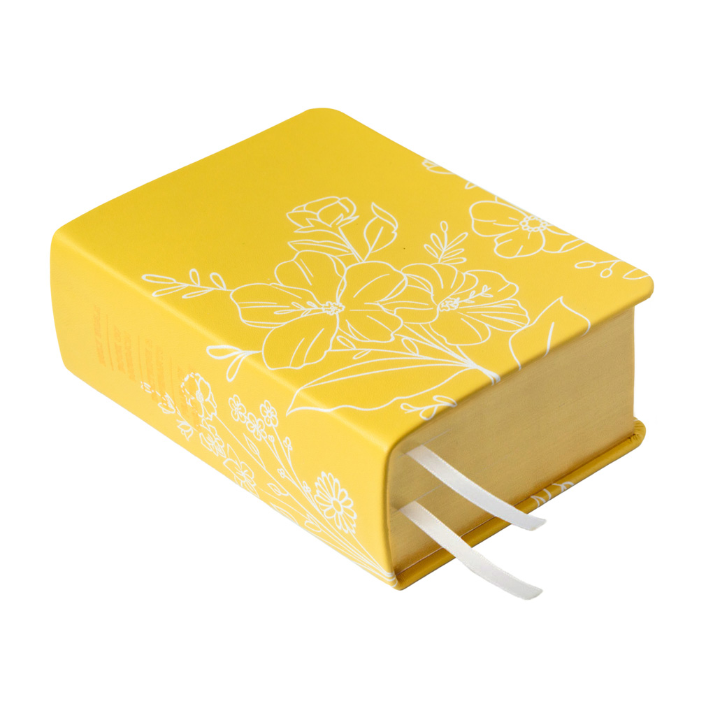 Wildflower Meadow LDS Scriptures | Leather Quad, Custom Name